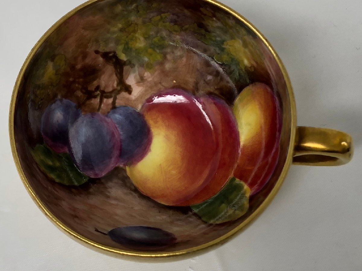 ◆ロイヤルウースター　カップ＆ソーサー　フルーツ　ミニ　本体のみ　中古◆18407★_画像3