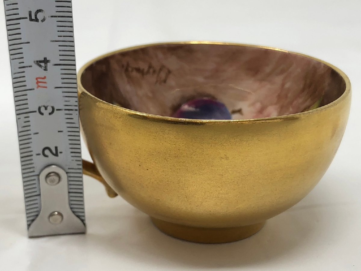 ◆ロイヤルウースター　カップ＆ソーサー　フルーツ　ミニ　本体のみ　中古◆18407★_画像8