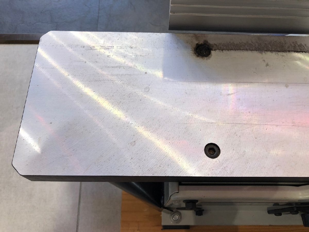 ◆【引取限定!!長野県諏訪市】DELTA JT160 卓上手押しカンナ盤 電動 100V 50/60Hz デルタ 中古◆19356★_画像6