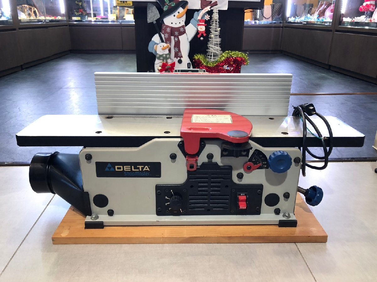 ◆【引取限定!!長野県諏訪市】DELTA JT160 卓上手押しカンナ盤 電動 100V 50/60Hz デルタ 中古◆19356★_画像1