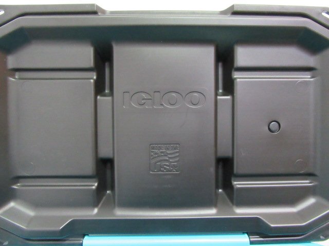 ◆IGLOO　クーラーボックス　黒×水色系　アウトドア　スポーツ　中古◆11052_画像6