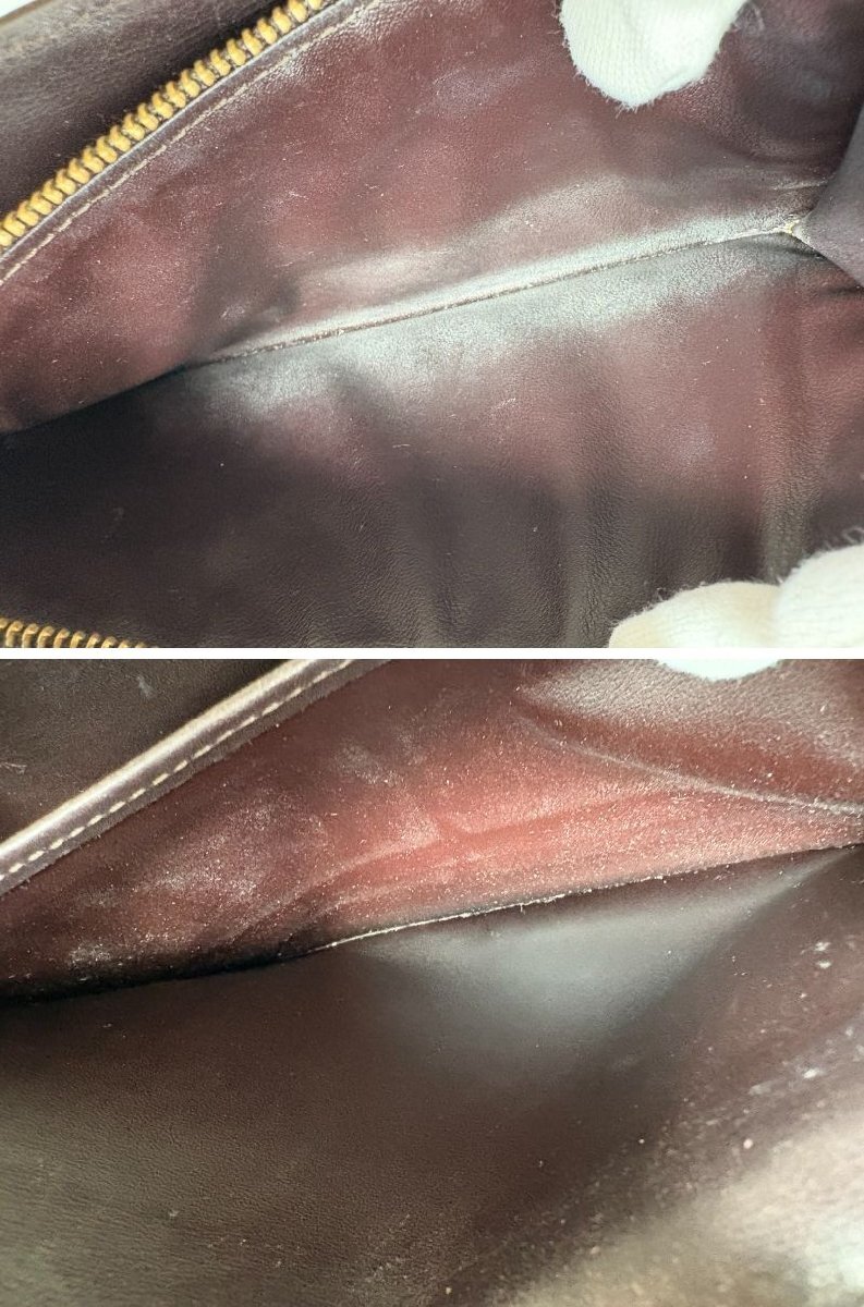 *LOUISVUITTON Louis Vuitton длинный кошелек porutofoiyu* Sara ama Ran toM93524 Welni Line кошелек б/у *19415*