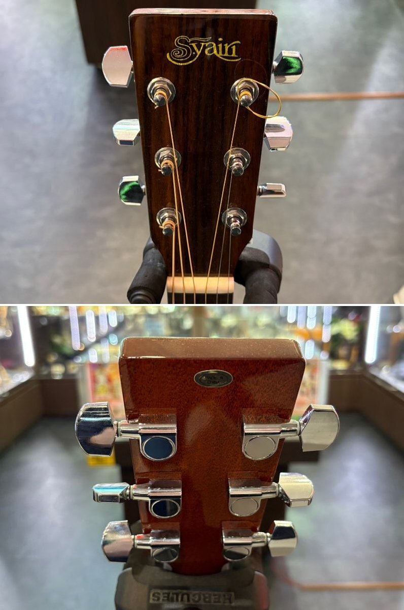 *S.YAIRI акустическая гитара YDT-18/N все одиночный доска струнные инструменты akogi жесткий чехол имеется б/у *16930