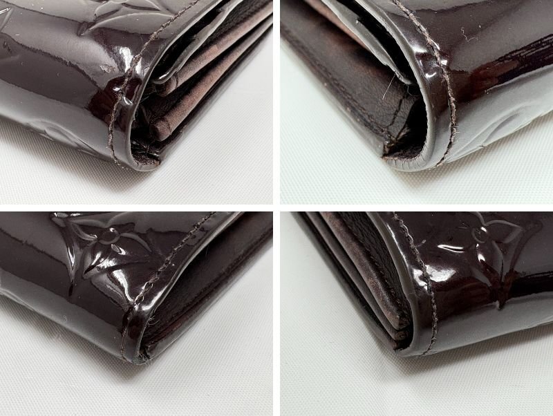 *LOUISVUITTON Louis Vuitton длинный кошелек porutofoiyu* Sara ama Ran toM93524 Welni Line кошелек б/у *19415*