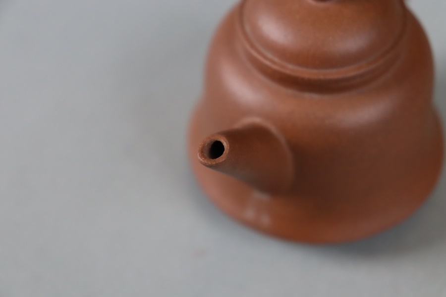 煎茶道具 中国 急須 逸公 水平 紫砂 朱泥 梨肌 唐物 細密細工 古美術品[d1258]_画像7