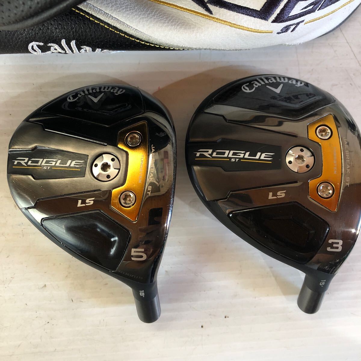 ROGUE ST LS 3W 5W 15°18° ヘッド単体 カバー付属 Callaway キャロウェイ フェアウェイウッド 管理番号17007_画像2