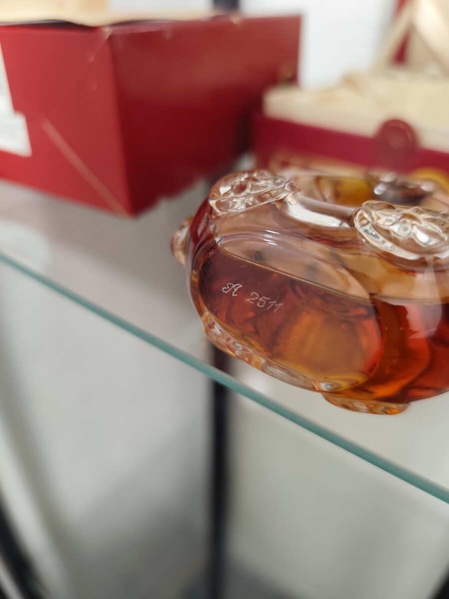 ブランデー レミーマルタン ルイ13世 金キャップ クリスタルミニボトル 50ml REMY MARTIN コニャック バカラグラス 刻印有_画像6