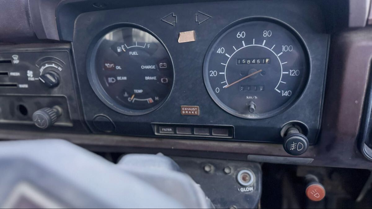 【中古】ダイナ ダンプ トラック BU37 ワイド E/g:3B 始動確認済 書類なしMT 現状_画像4