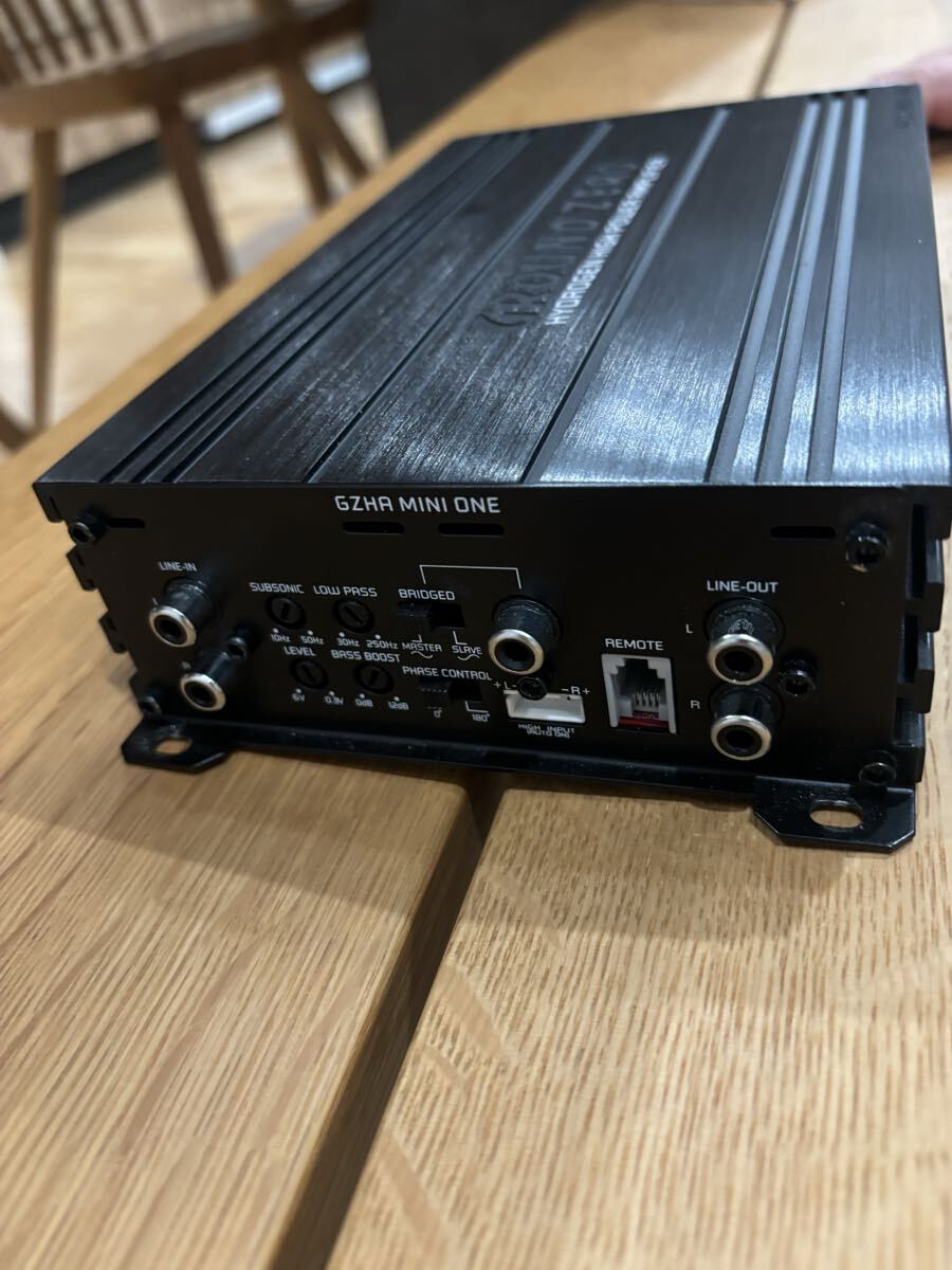 ground zero グラウンドゼロ　mini one アンプ_画像3