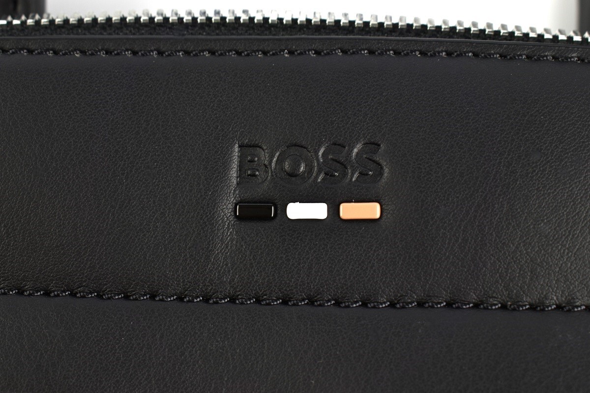 ヒューゴ・ボス】シグネチャーストライプ ショルダーバッグ _画像5