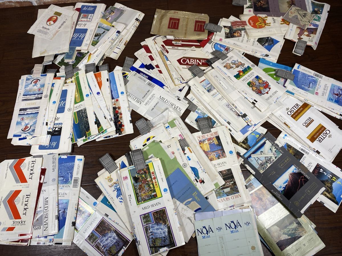 ♪♪【大量!】昭和 タバコ パッケージ コレクション 重量1323g♪♪_画像1