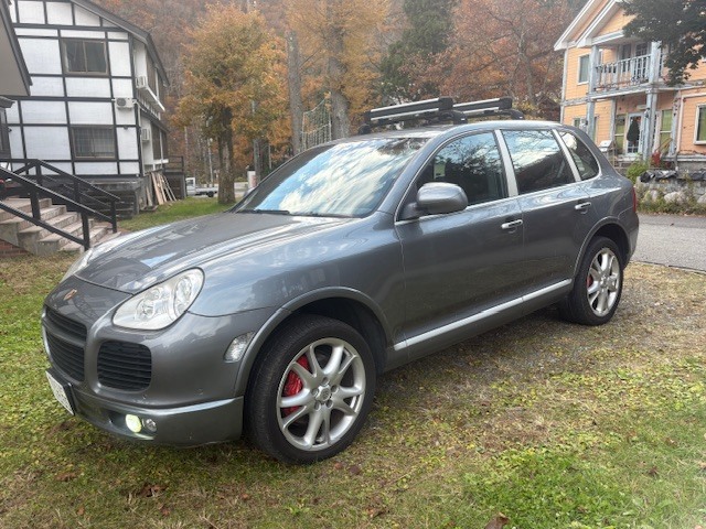 2004y ポルシェ カイエンターボ　テックアートフロントスポイラー_画像4