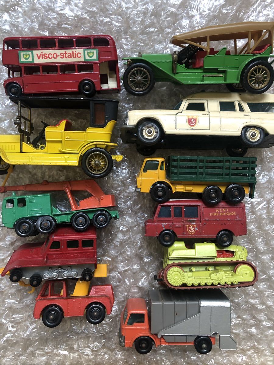 ミニカー　まとめて約20点セット　ベンツ　フォード　ランボルギーニ　プジョー　CB750 アルファロメオ　戦車　ダンプカー　バス　8輪車　_画像6