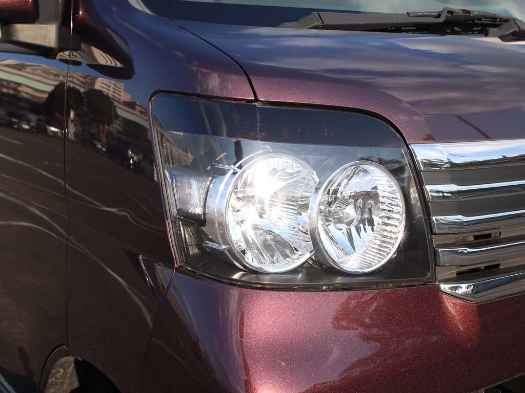 Tint+糊残り一切なし アトレーワゴン S320G/S330G 前期 S321G/S331G 中期 ヘッドライト スモークフィルム(ブラックスモーク透過率5％)_画像4