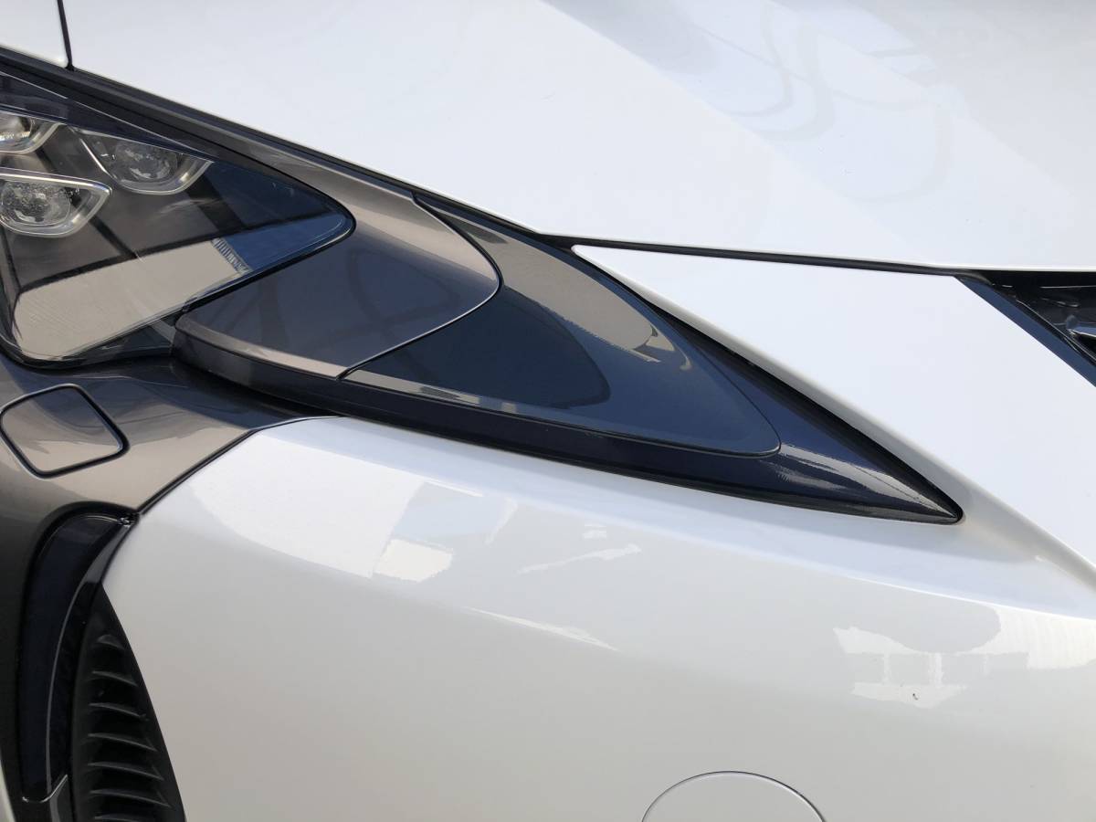 Tint+再利用できる クリアランスランプ スモークフィルム(Type2) レクサスLC500/LC500h URZ100/GWZ100 ヘッドライト用 lc_画像3