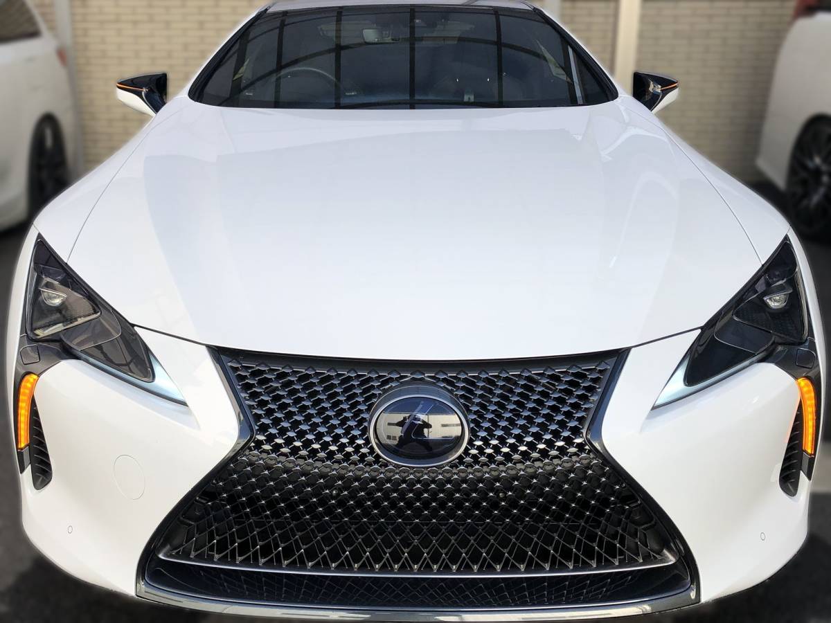 Tint+再利用できる クリアランスランプ スモークフィルム(Type2) レクサスLC500/LC500h URZ100/GWZ100 ヘッドライト用 lc_画像8