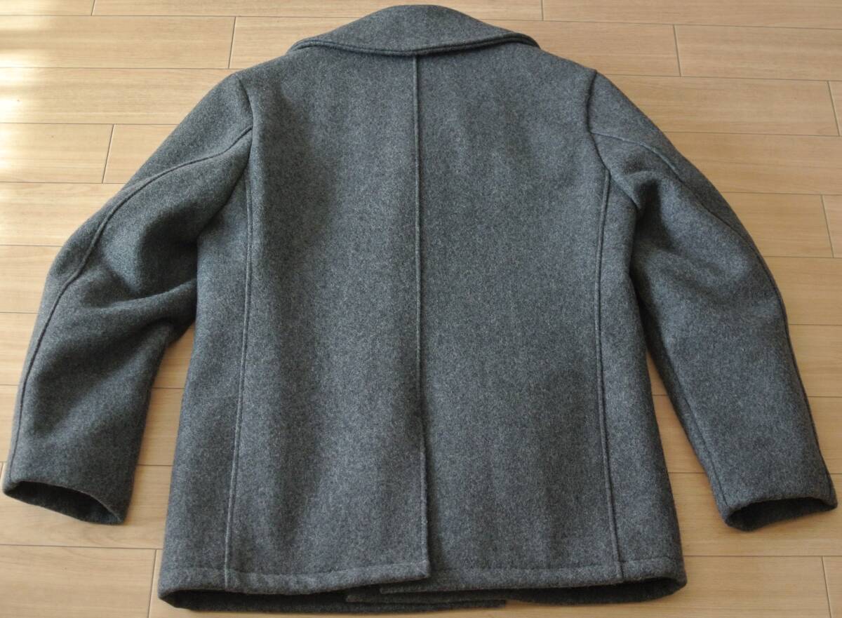 Schott N.Y.C. U.S.740N PEA JACKET Pコート 38サイズ オックスグレー 中古美品_画像2