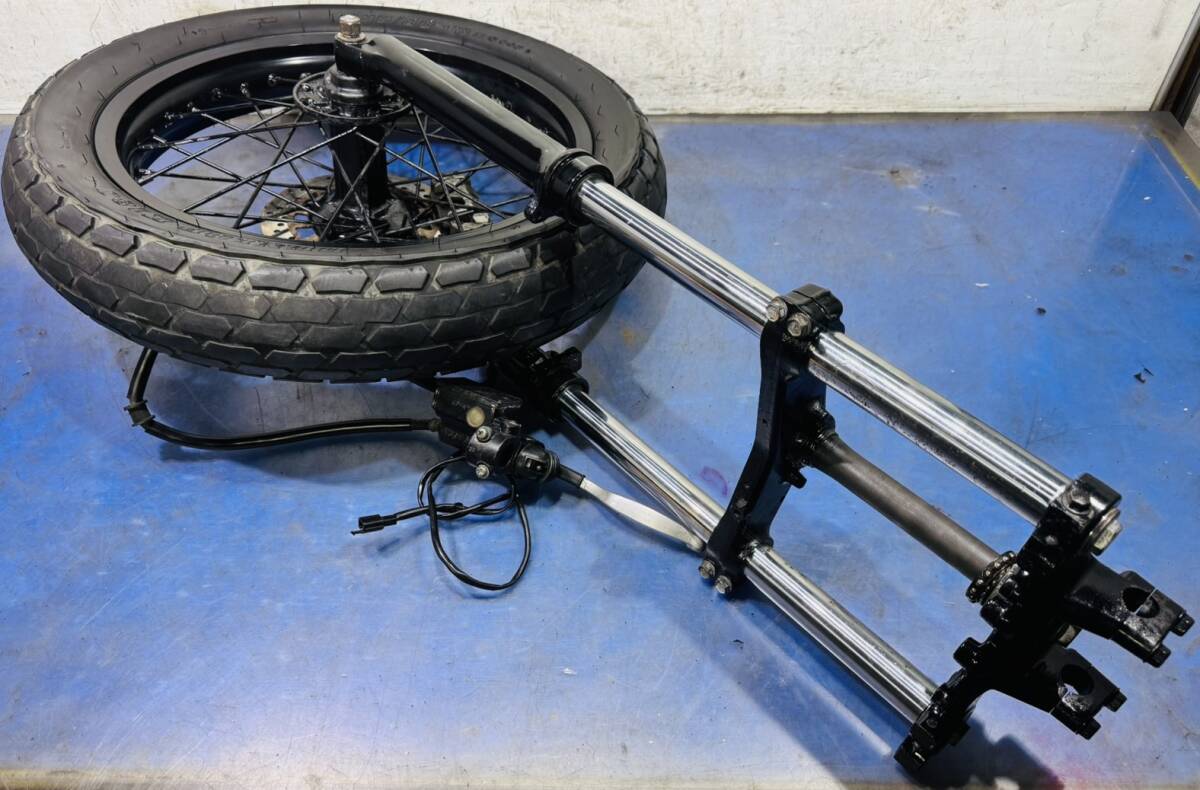 TW225 DG09J フロントディスク足廻りフルセット TW200 DG07J 2JL_画像10