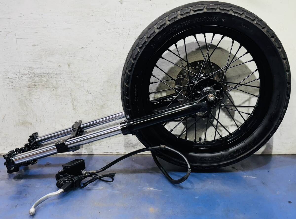 TW225 DG09J フロントディスク足廻りフルセット TW200 DG07J 2JL_画像2