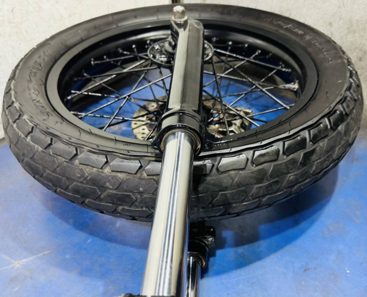 TW225 DG09J フロントディスク足廻りフルセット TW200 DG07J 2JL_画像6