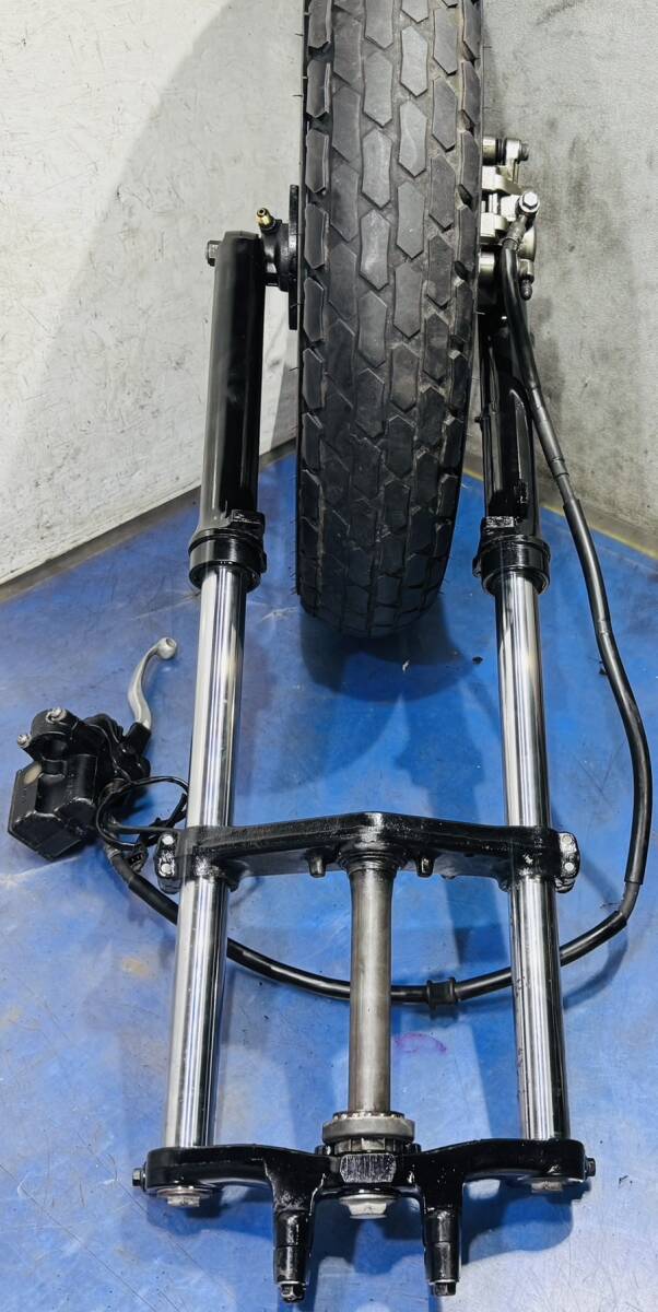 TW225 DG09J フロントディスク足廻りフルセット TW200 DG07J 2JL_画像8