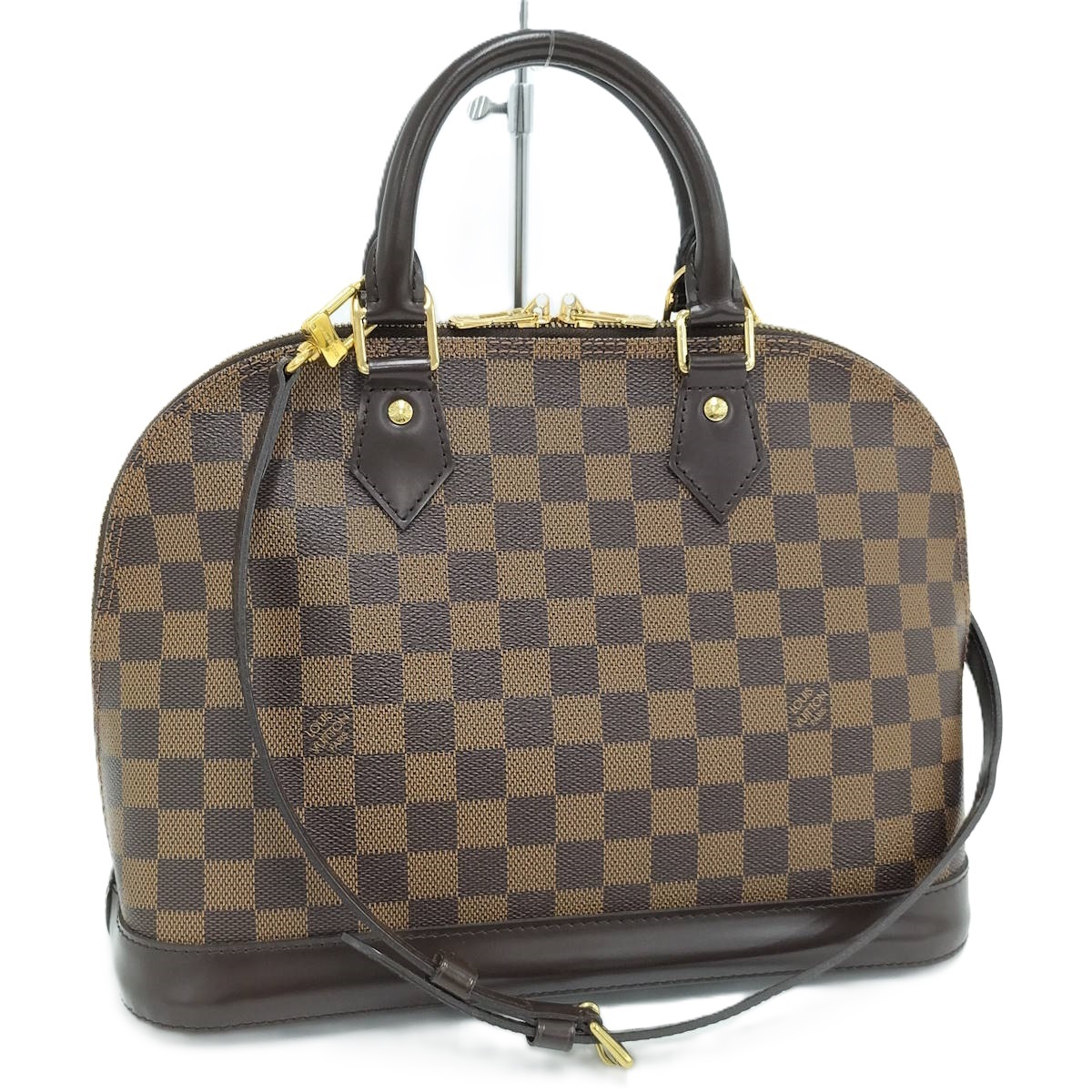 LOUIS VUITTON アルマ 2WAYハンドバッグ ダミエ エベヌ N41221_画像1
