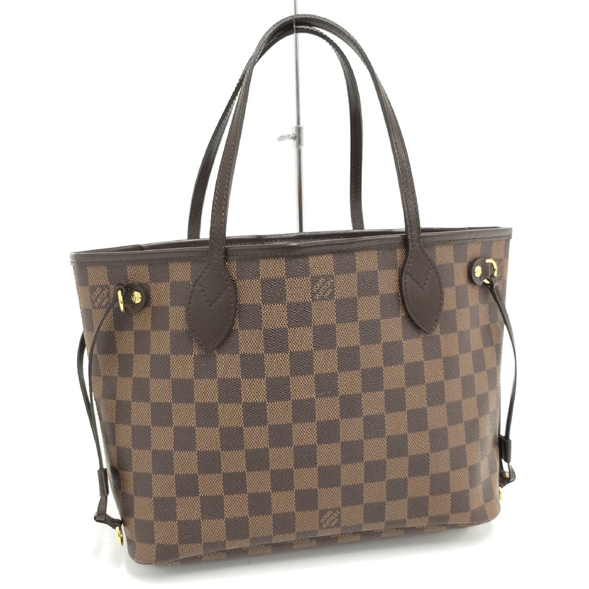 ●ルイヴィトン LOUIS VUITTON ネヴァーフルPM トートバッグ ダミエ・エベヌ N51109[Jコレ]K28ma112_画像1