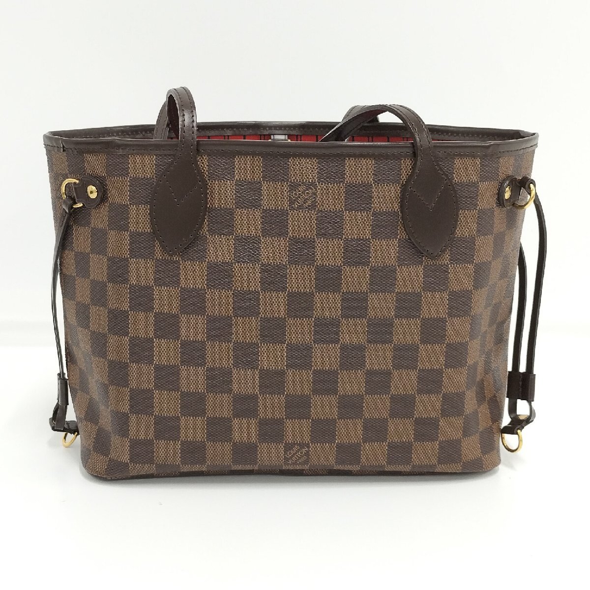 ●ルイヴィトン LOUIS VUITTON ネヴァーフルPM トートバッグ ダミエ・エベヌ N51109[Jコレ]K28ma112_画像2