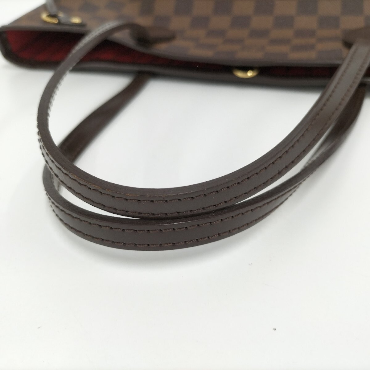 ●ルイヴィトン LOUIS VUITTON ネヴァーフルPM トートバッグ ダミエ・エベヌ N51109[Jコレ]K28ma112_画像7