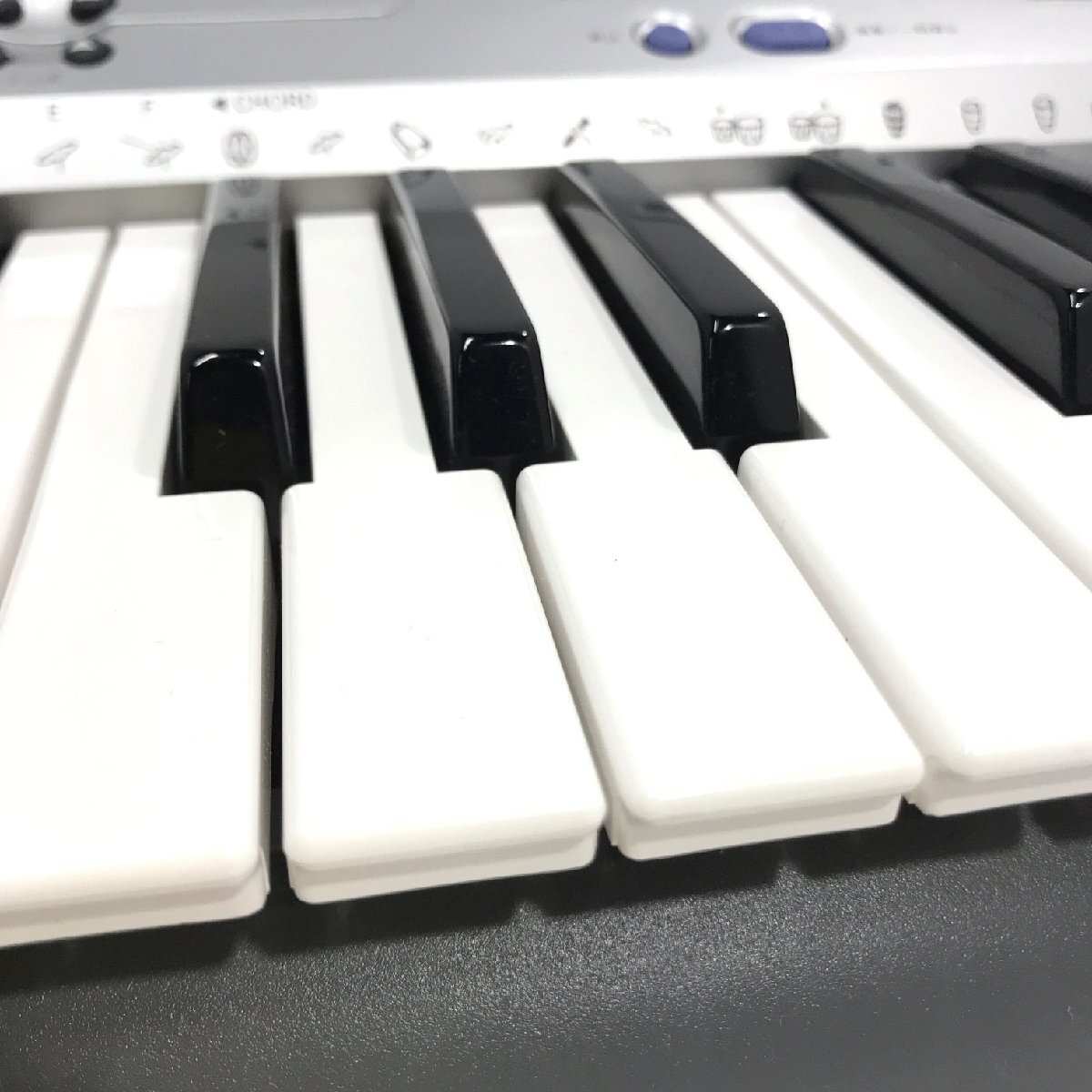 【店頭お引取限定】CASIO SONG BANK KEYBOARD カシオ 電子キーボード CTK-230 49鍵 幅87㎝ ACアダプター付 通電・基本動作確認 中古【道楽_画像7