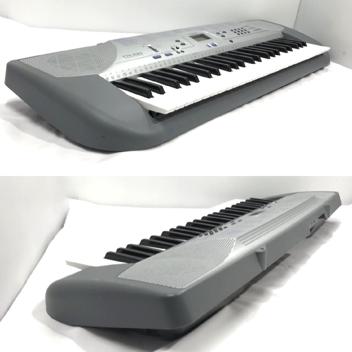 【店頭お引取限定】CASIO SONG BANK KEYBOARD カシオ 電子キーボード CTK-230 49鍵 幅87㎝ ACアダプター付 通電・基本動作確認 中古【道楽_画像5