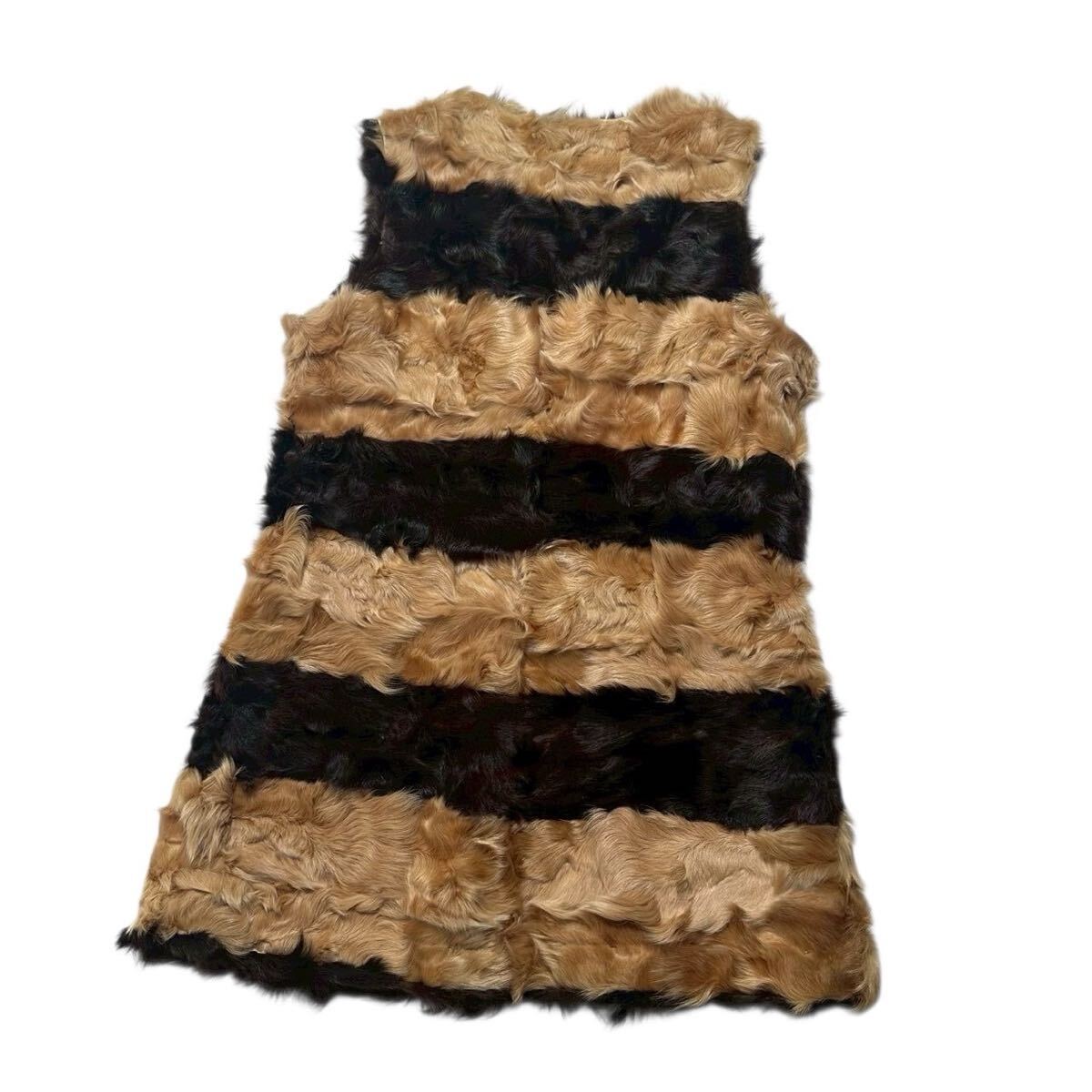 00s rare Japanese Label Y2K grunge fur vest archive Vkei punk 平成 ギャル男 お兄系 グランジ フェアリーグランジ vintage rock_画像4