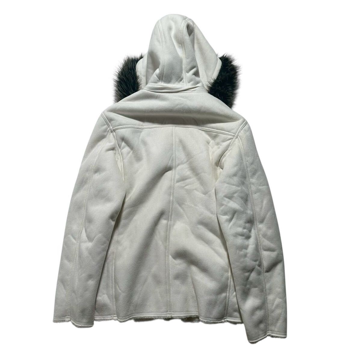 00s rare Japanese Label Y2K grunge fur jacket archive Vkei punk 平成 ギャル男 お兄系 グランジ フェアリーグランジ vintage Y2K_画像2