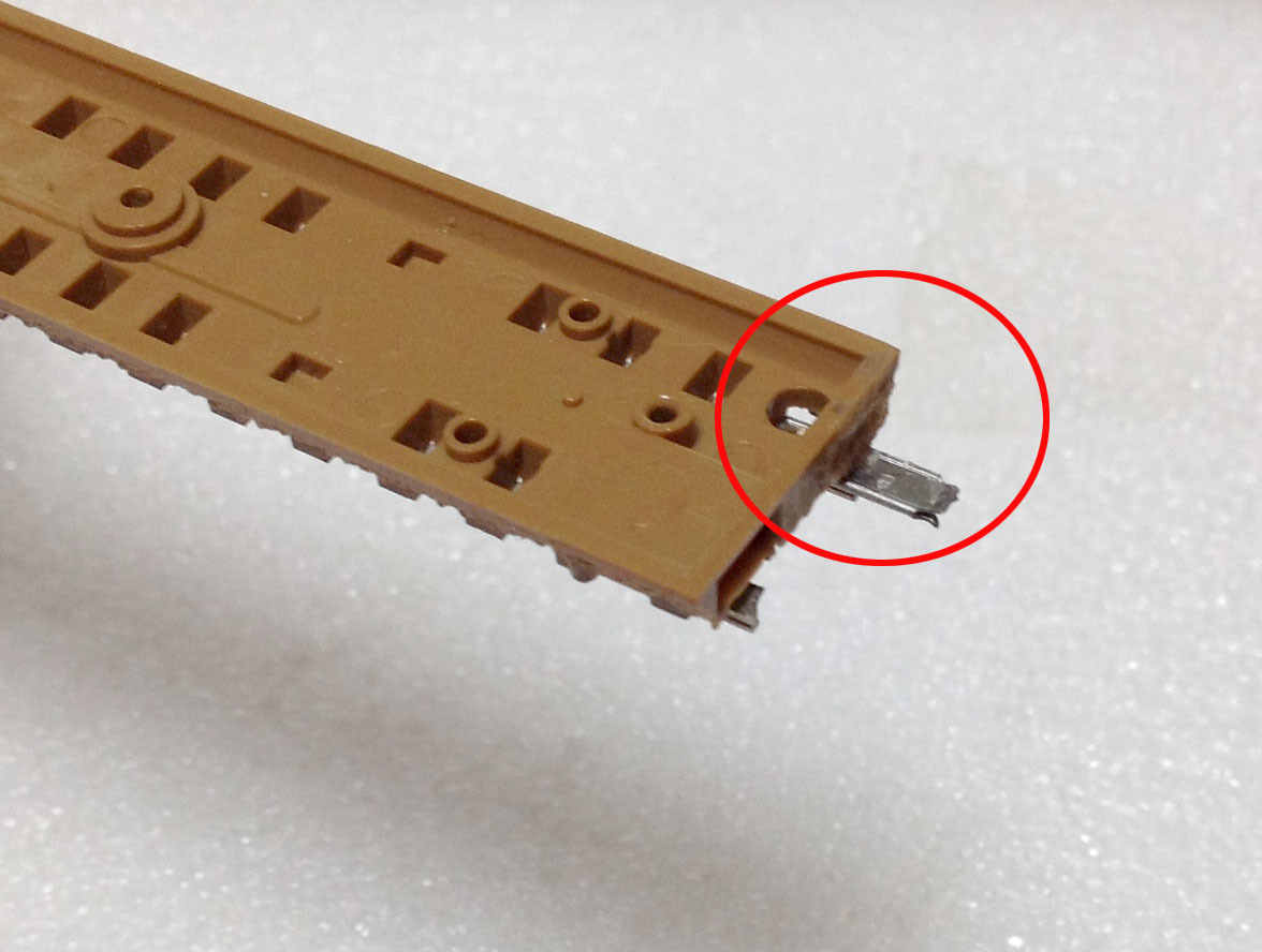 TOMIX 1002 直線線路 S280 茶色 10本セット その6 爪折れ1箇所有り 元箱無し レール清掃走行確認_画像8