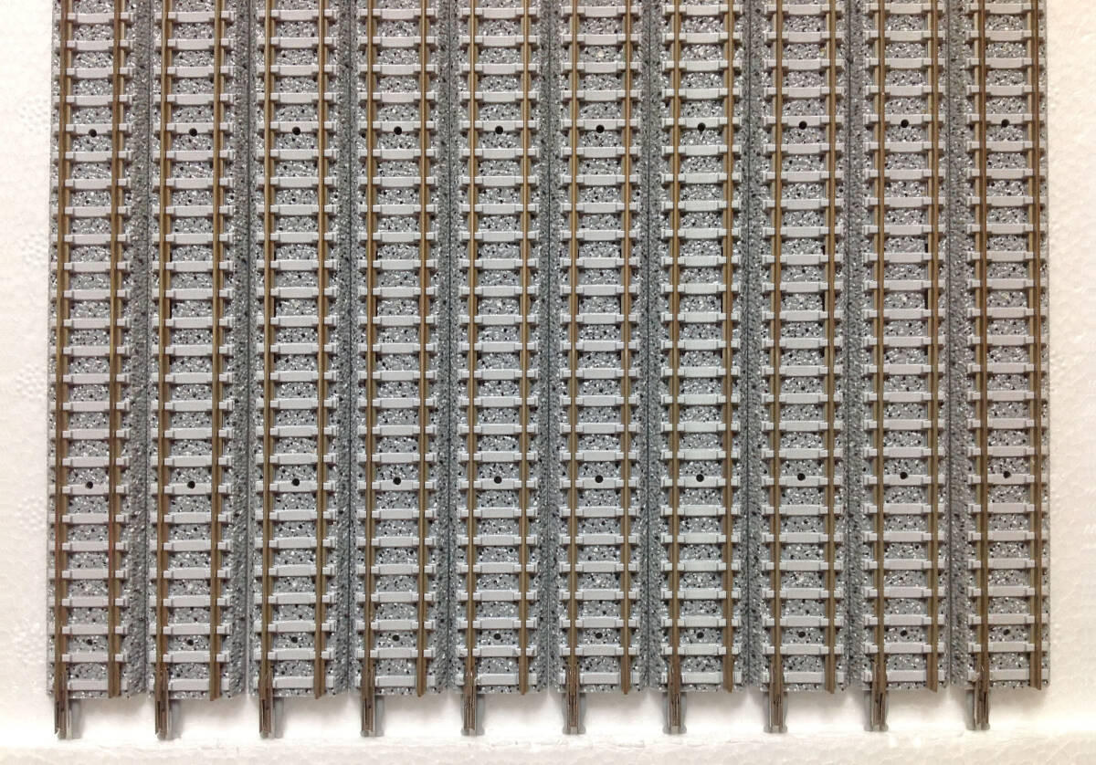 TOMIX 1012 S280-PC(F) 直線PC線路 10本セット 中古品 その1 清掃走行確認_画像2