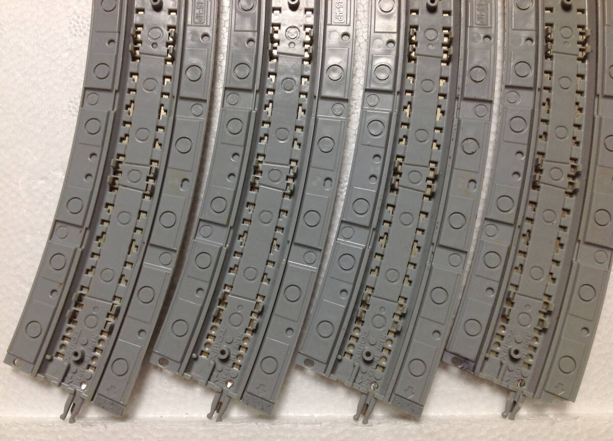 TOMIX 1742 ワイドPCカーブレールC317-45-WP 4本セット その1 レール清掃 走行確認済_画像5