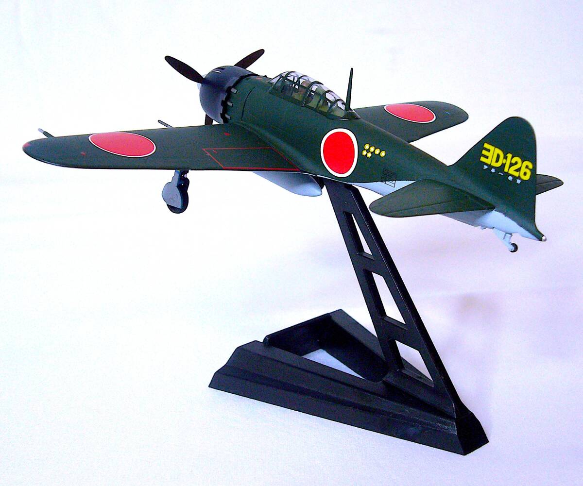 Witty 1/72 三菱A6M5 零式艦上戦闘機 52型 （第302航空隊 赤松貞明少尉搭乗機 ヨD-126） メタルダイキャスト 塗装済み完成品 箱なし_画像3