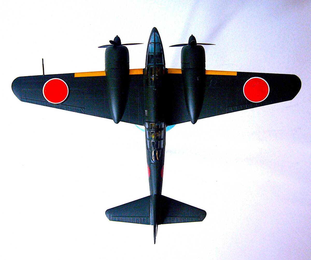 エルエス 1/72 三菱 キ46 百式司令部偵察機 III 型 特攻機 （振武桜特別攻撃隊 ト-47） プラモデル 塗装済み完成品 箱なし_画像9