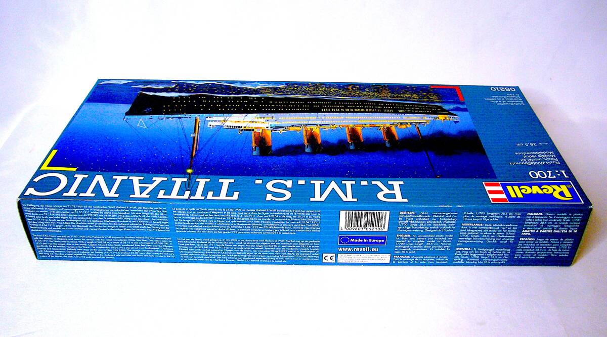 レベル 1/700 豪華客船 R.M.S. タイタニック 兵員輸送船 オリンピック 病院船 ブリタニック プラモデル 未開封 未使用 未組立_画像5