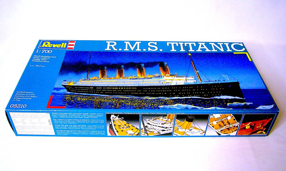 レベル 1/700 豪華客船 R.M.S. タイタニック 兵員輸送船 オリンピック 病院船 ブリタニック プラモデル 未開封 未使用 未組立_画像2