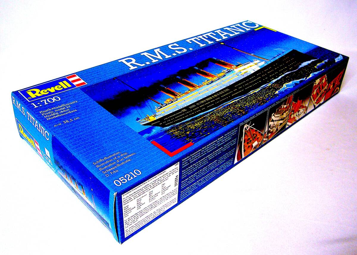 レベル 1/700 豪華客船 R.M.S. タイタニック 兵員輸送船 オリンピック 病院船 ブリタニック プラモデル 未開封 未使用 未組立_画像3