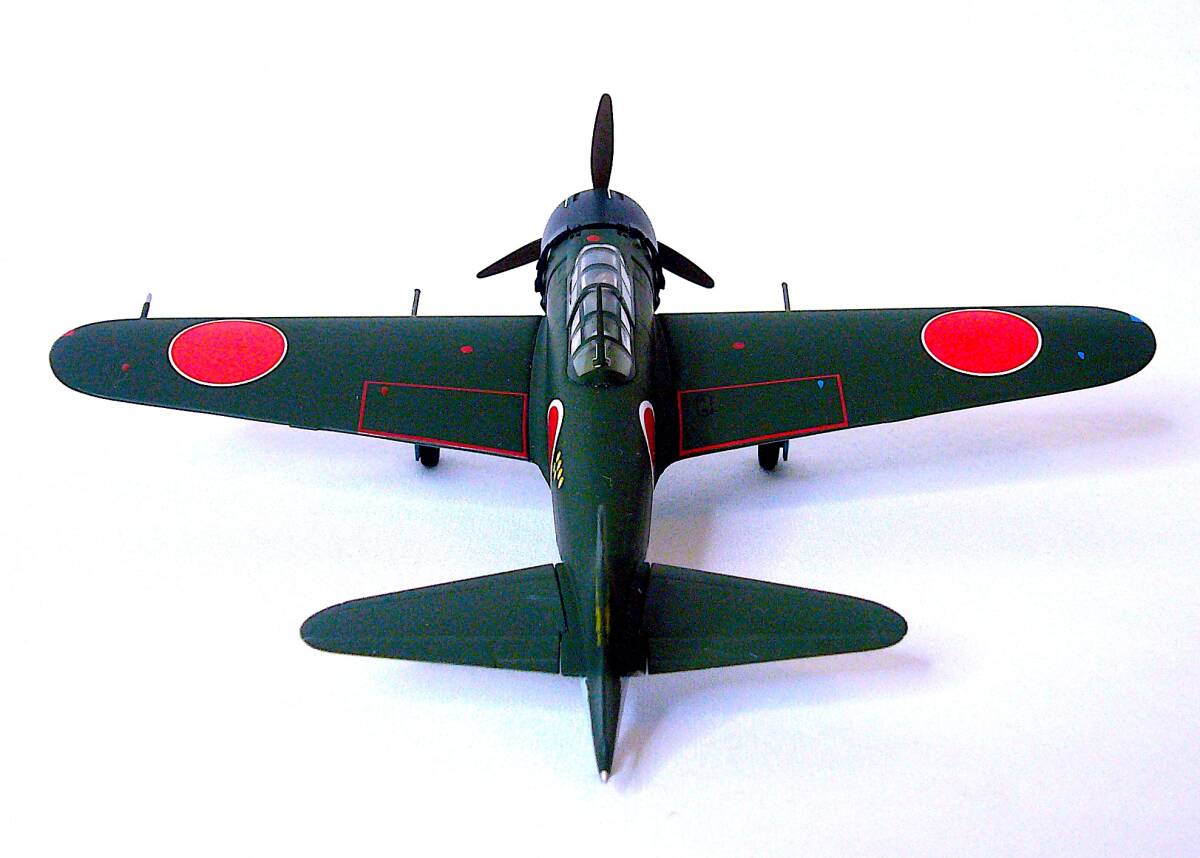 Witty 1/72 三菱A6M5 零式艦上戦闘機 52型 （第302航空隊 赤松貞明少尉搭乗機 ヨD-126） メタルダイキャスト 塗装済み完成品 箱なし_画像4