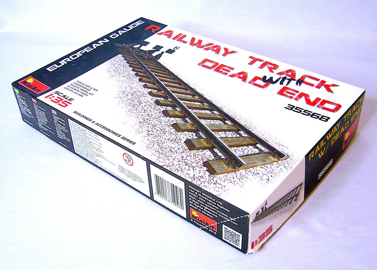 ミニアート 1/35 鉄道線路 & 車止めセット (ヨーロッパゲージ) プラモデル 未使用 未組立_画像4