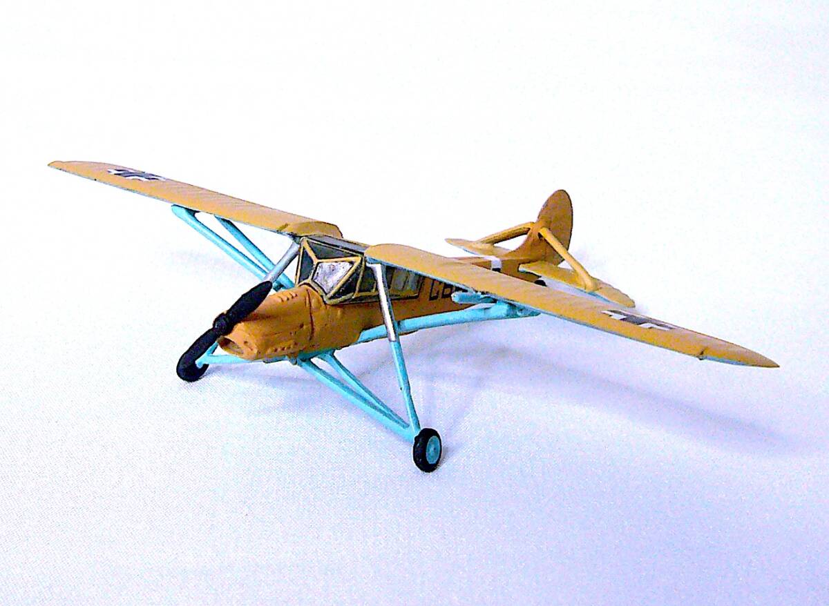 タカラ/MYKデザイン 1/144 フィーゼラー シュトルヒ ワールド タンク ミュージアム 塗装済み完成品/デカール 4個 まとめ売り 未使用_画像4