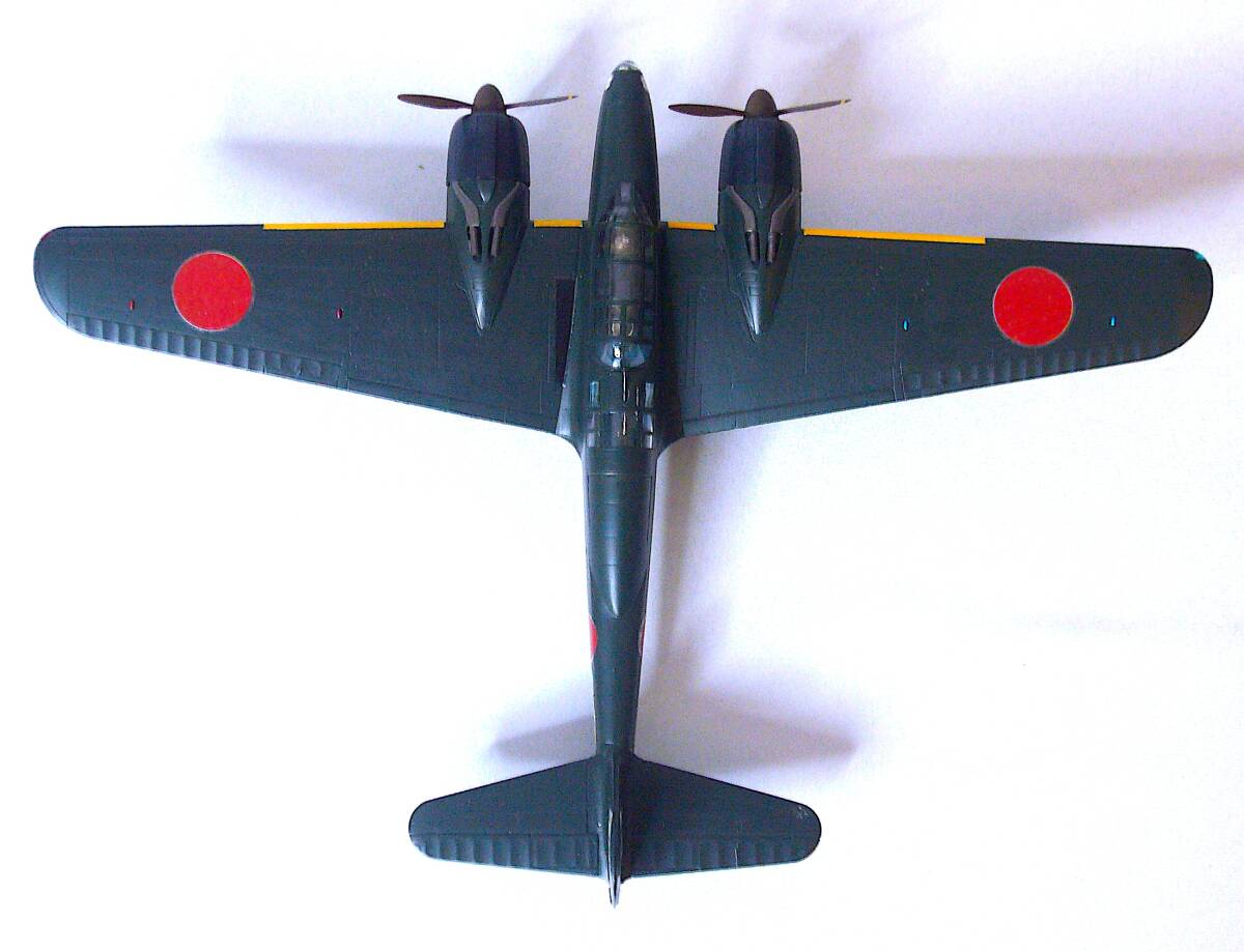 フジミ/ハセガワ 1/72 中島 J1N1-S 月光11型前期型 & 空技廠 P1Y1-S 銀河11型 夜間戦闘機 プラモデル 塗装済み完成品 2個まとめ売り 箱なし_画像4