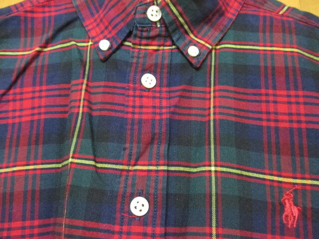 ★RALPH LAUREN　ラルフローレン　長袖シャツ　ボーイズサイズ　L　14－16/160サイズ（154㎝～165㎝）_画像1