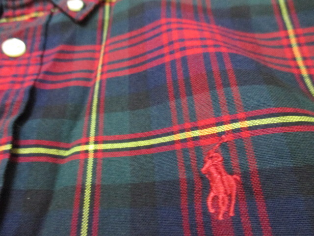 ★RALPH LAUREN　ラルフローレン　長袖シャツ　ボーイズサイズ　L　14－16/160サイズ（154㎝～165㎝）_画像2