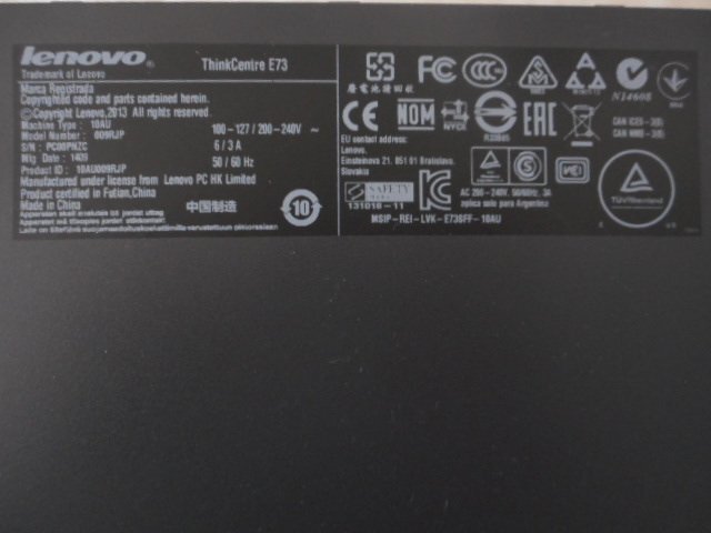 [ бесплатная доставка ]USED б/у *Windows10Pro,Win10Pro,2013 Lenovo,LENOVO, память 2G, настольный персональный компьютер, клавиатура, принадлежности кабель есть 