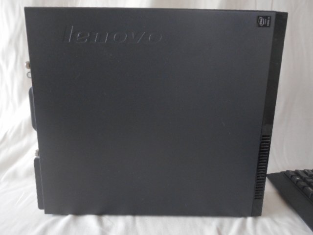 [ бесплатная доставка ]USED б/у *Windows10Pro,Win10Pro,2013 Lenovo,LENOVO, память 2G, настольный персональный компьютер, клавиатура, принадлежности кабель есть 