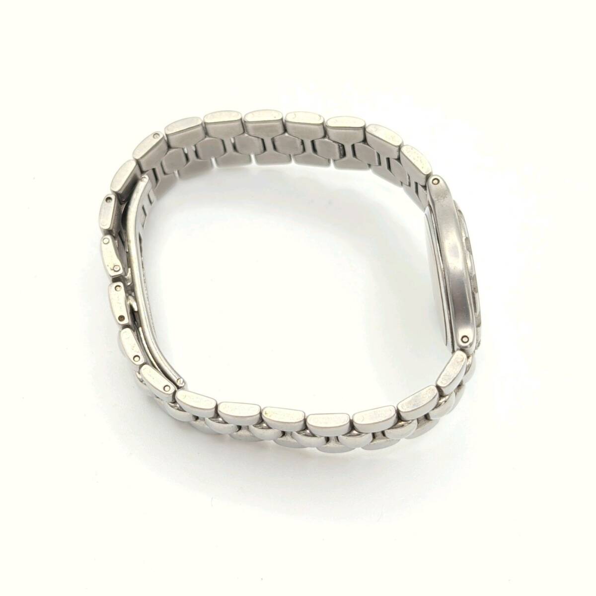 Longines Conquest Watch QZ Y2K Vintage ロンジン コンクエスト 時計 クオーツ レディース ラウンド シルバー デイト ヴィンテージ 不動品_画像6